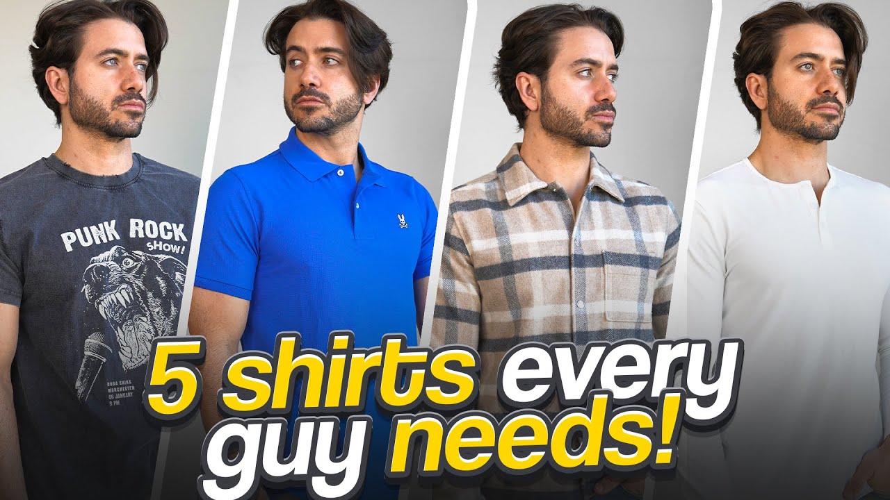 5 SHIRTS EVERY GUY NEEDS 2022 l Alex Costa