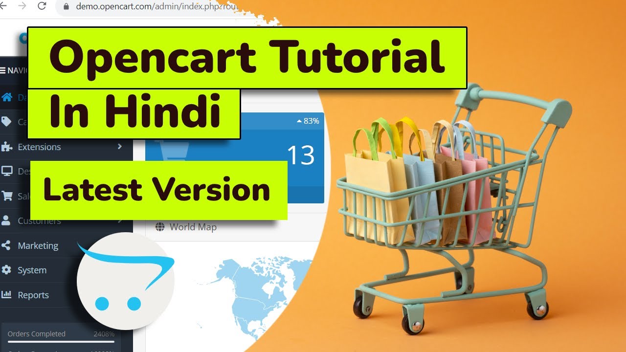 OpenCart Installation | OpenCart Tutorial In Hindi | OpenCart Tutorial For Beginners