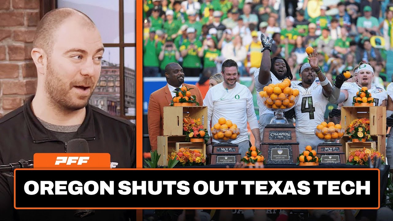 Oregon vs. Texas Tech Review | PFF Grade Release Show