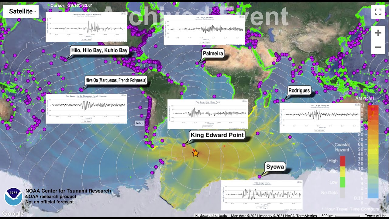 Lies flerfs tell - Episode 4: Tsunami do not travel around Antarctica