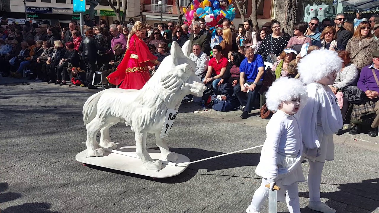 A.C. EL BURLETA en el desfile de Ciudad Real.    IMPERIVM. Domingo de Piñata 2018.