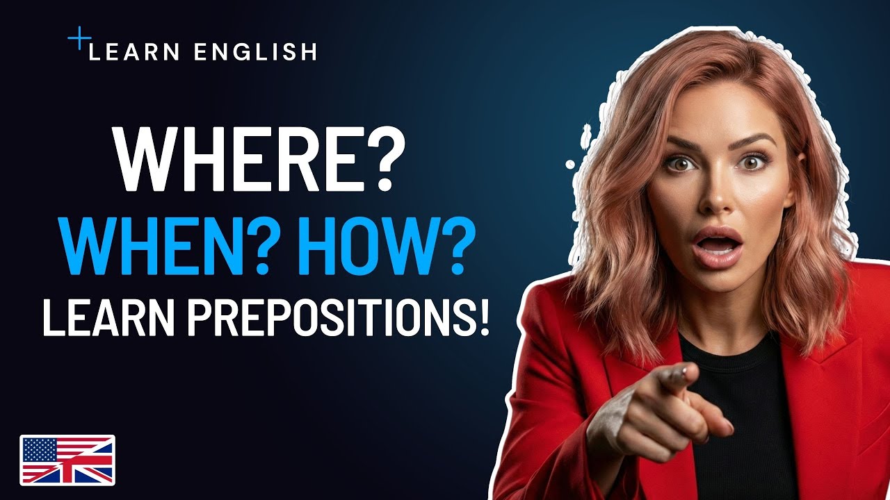 100 English Prepositions | Learn Directions and Places Easily!