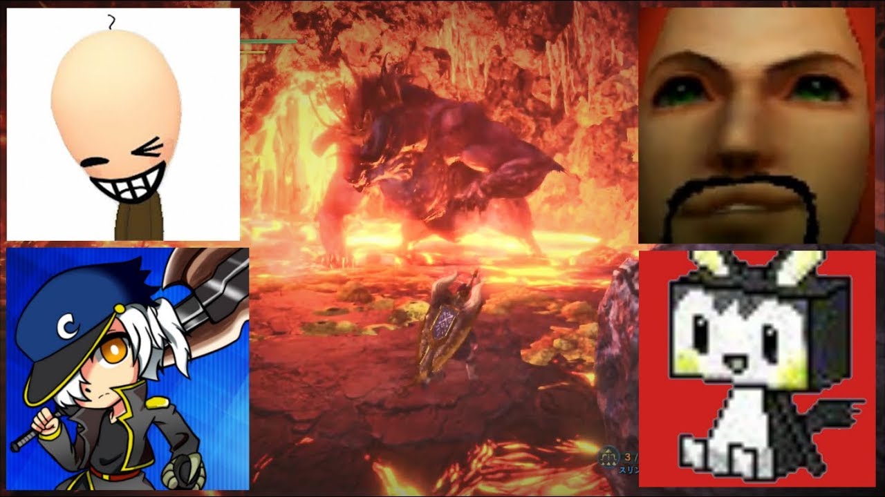 【MHW】実況者16人コラボ！GaRaNaさん,hatakeさん,ちょぼにーさんとベヒーモス討伐
