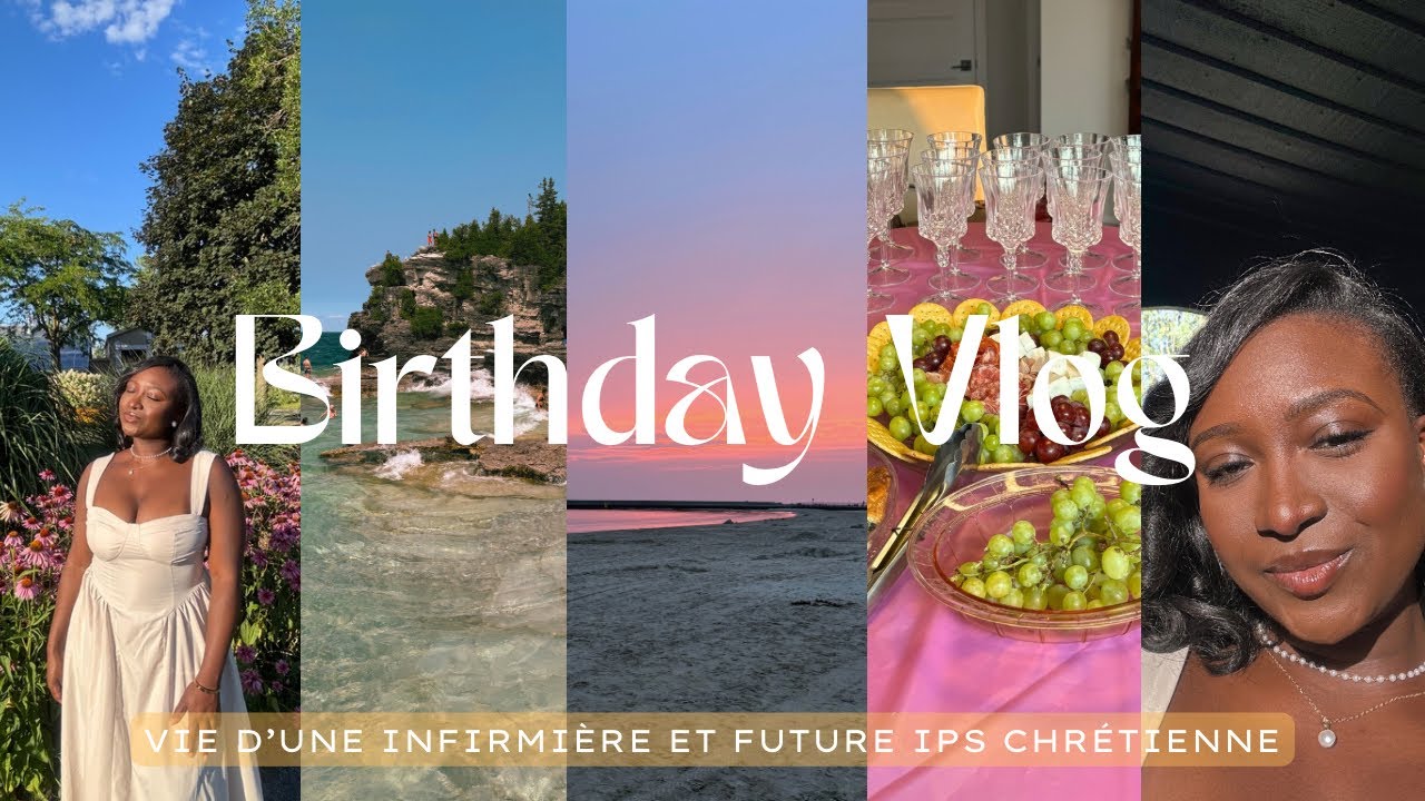 BIRTHDAY VLOG| Roadtrip à The Grotto, photoshoot, new hair, BBQ (Vie d'infirmière chrétienne et IPS)
