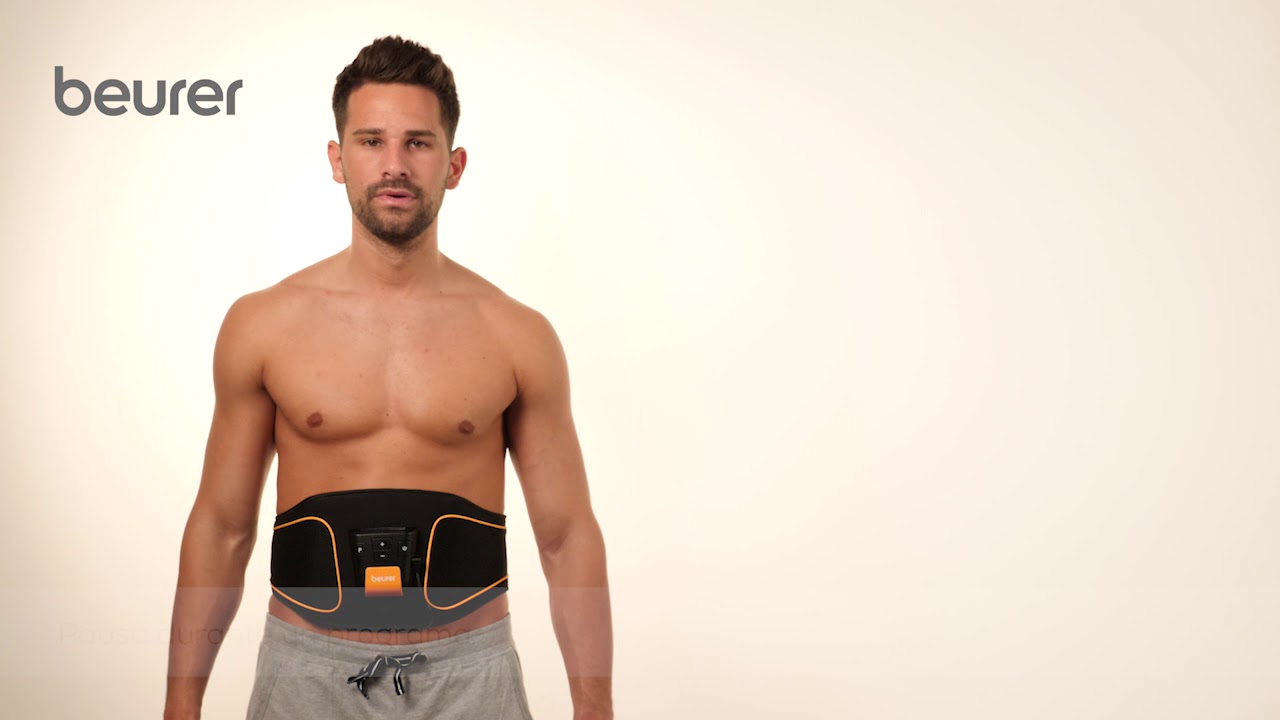Quick Start Video sobre el cintur&oacute;n estimulador de los m&uacute;sculos abdominales  EM 37 de Beurer