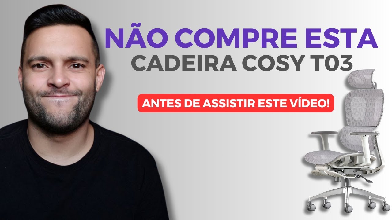 Cadeira Ergonômica Boa e Barata | Cosy T03