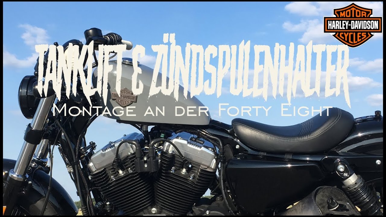 Tanklift und Coil Relocation | How to | Sportster Forty Eight oder Iron 883