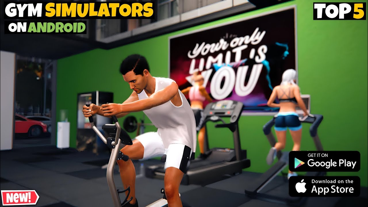 TOP 5 Best Gym Simulator Game On Android | FREE | #gaming #gymsimulator24