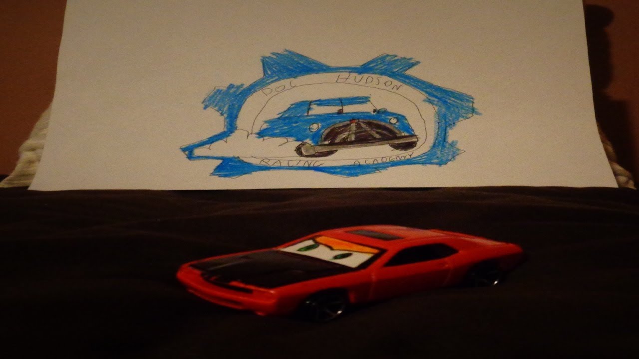 Disney Pixar Cars Custom Stinger (Chick Hicks academy student) diecast - Race O Rama video game