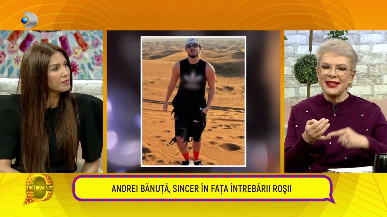 Follow us! - Andrei Banuta, sincer in fata intrebarii rosii: “Va mai refuza femeile?”