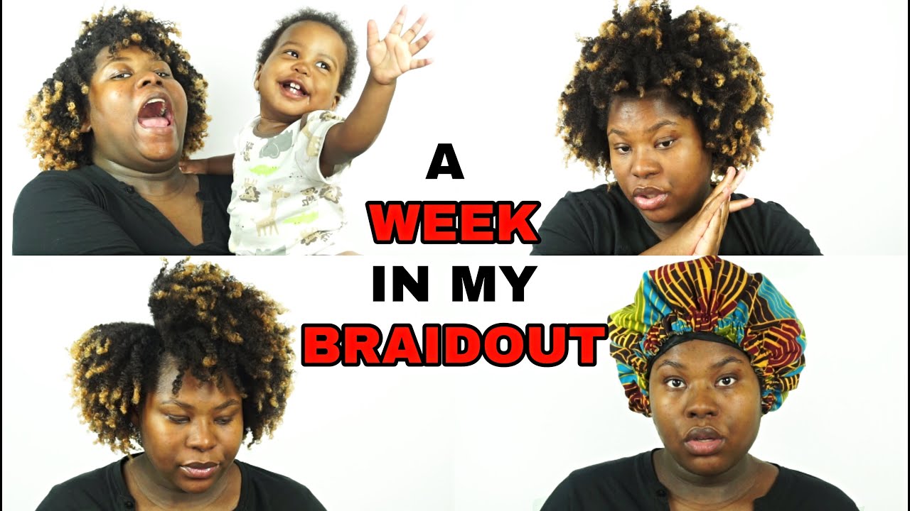 CAN I GET A WEEK IN MY BRAIDOUT?!?! TESTING OUT NEW PRODUCT COMBO!!! | Bubs Bee
