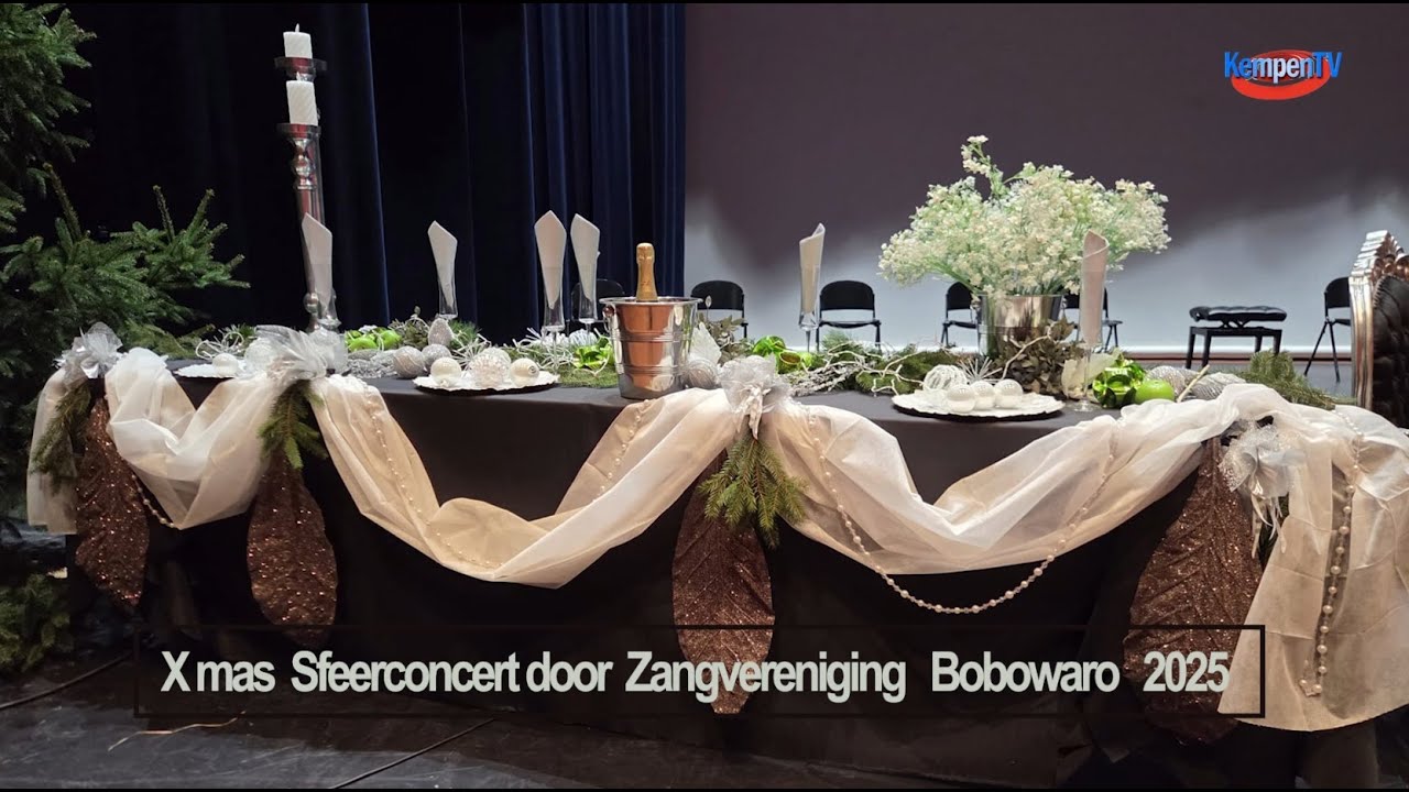 Xmas Sfeerconcert door Zangvereniging Bobowaro 2025