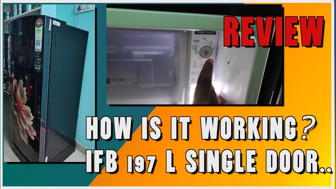 Review Of IFB 197 Ltr Refrigerator Single Door || ifb 197l 5 star direct-cool single door