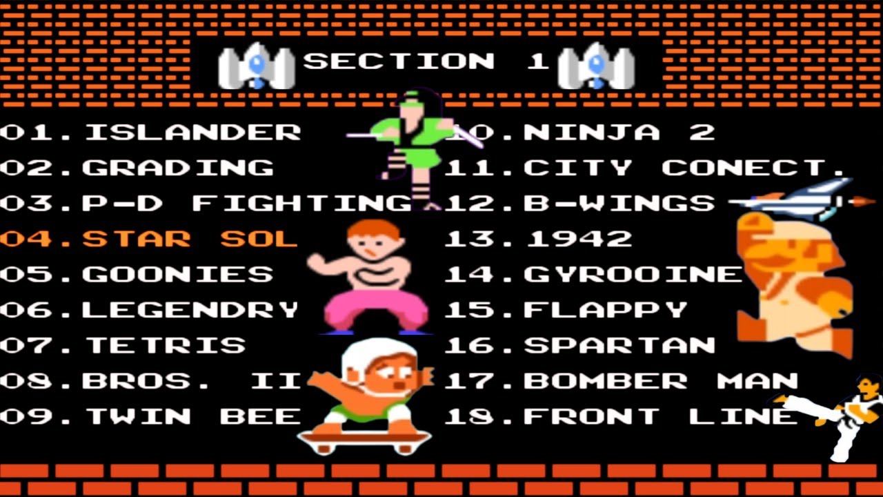 Nes 52 in 1 Gameplay : Best Nintendo Games Are here