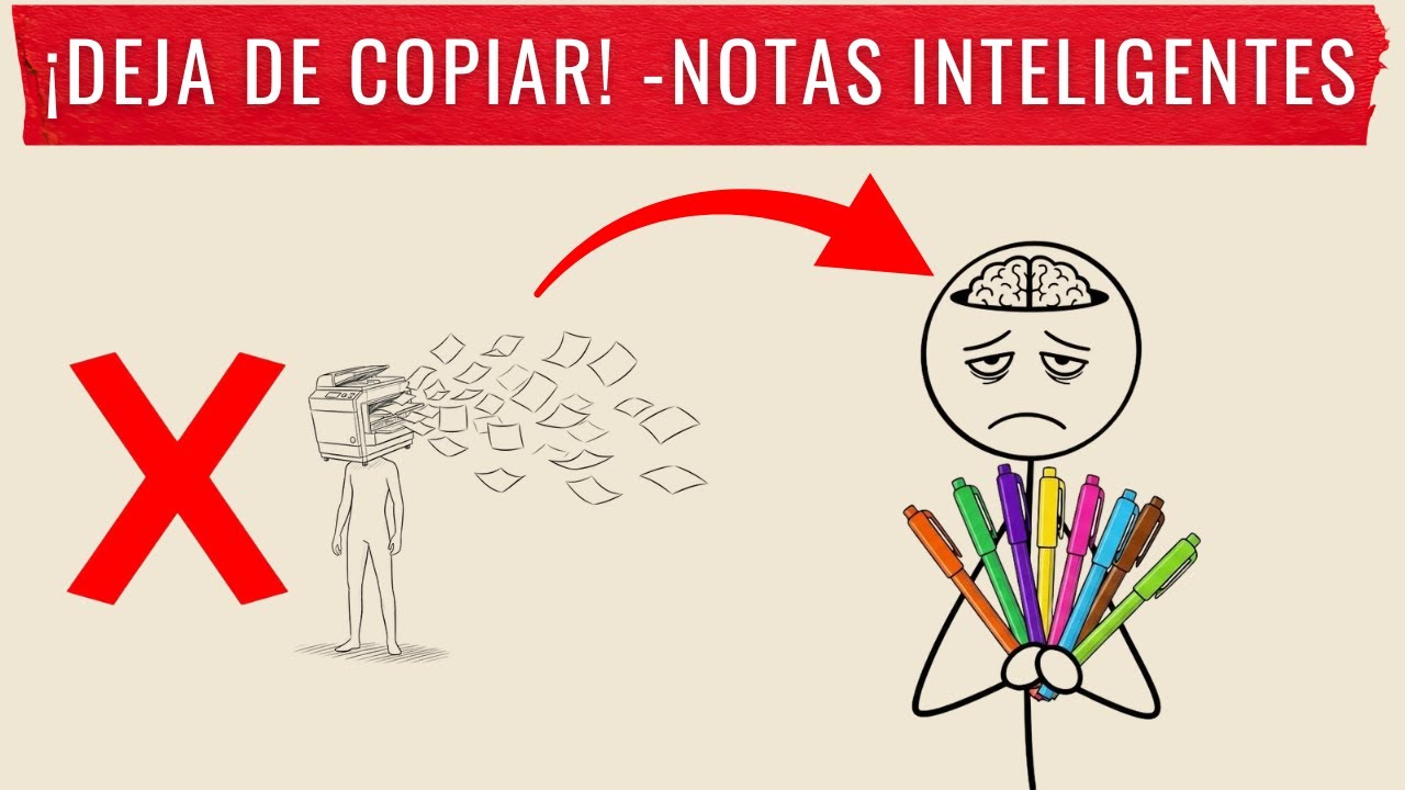 Cómo tomar MENOS apuntes, pero MEMORIZAR más y sacar MEJORES notas.