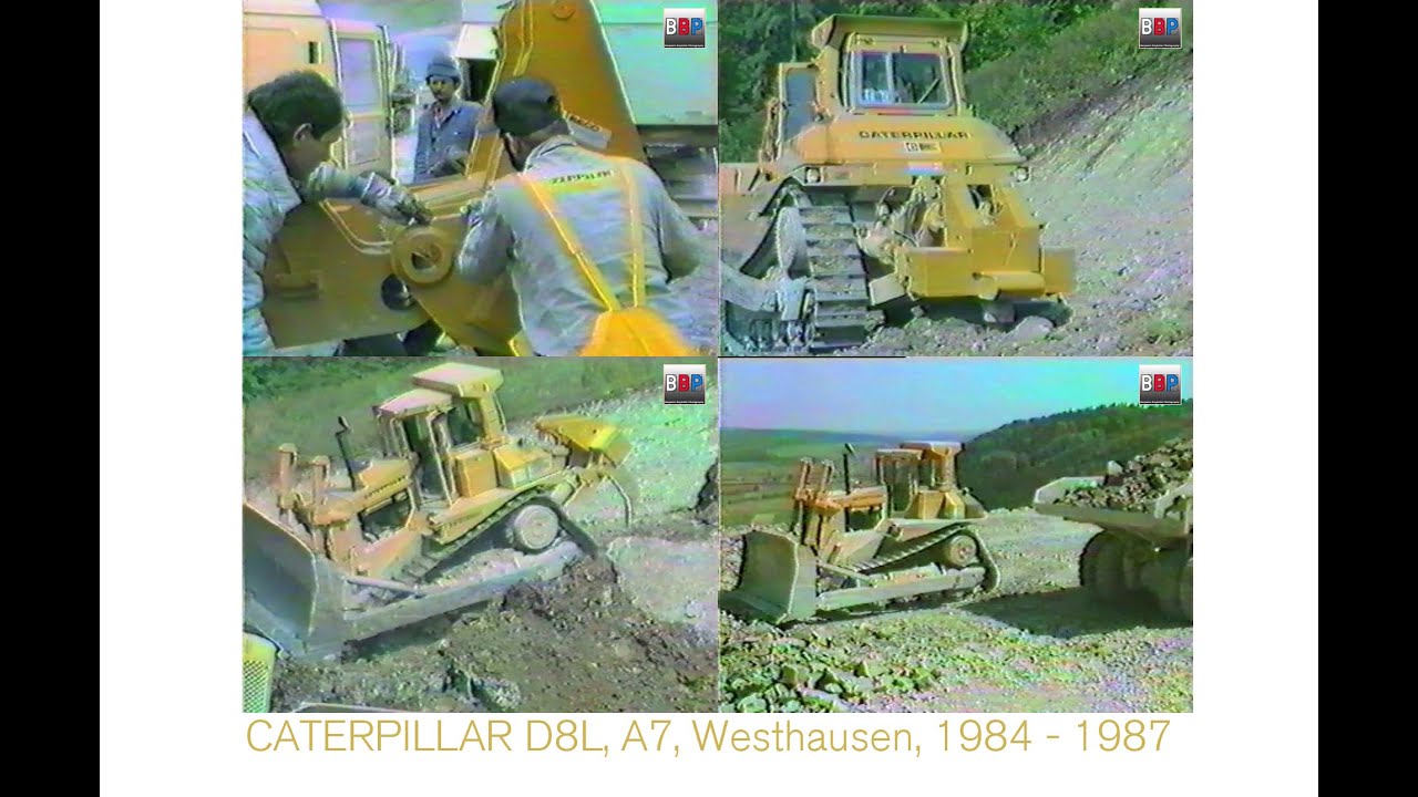 [ARCHIV] CATERPILLAR D8L, F. Kirchhoff, A7, Westhausen, Germany, 1984 - 1987.