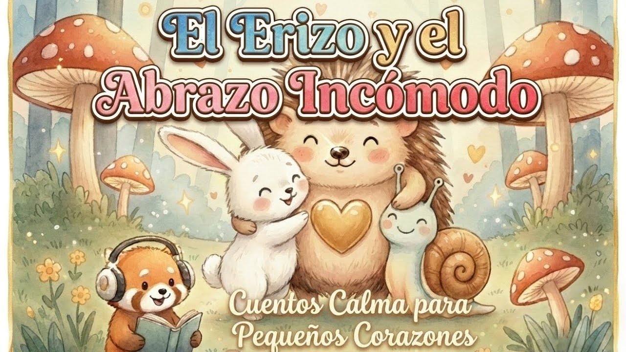 Cuento El Erizo y el Abrazo Incómodo 