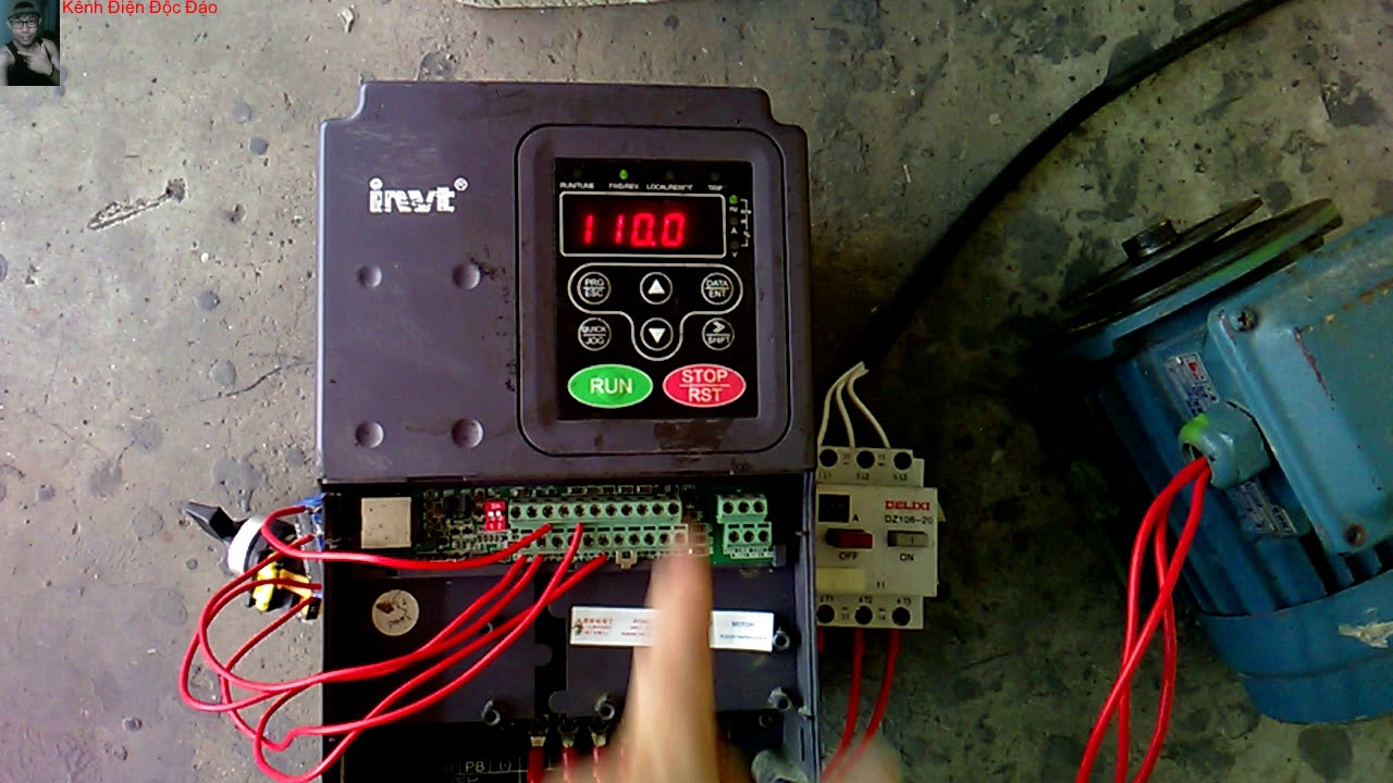 cài đặt biến tần INVT CHF100A | Kênh Điện Độc Đáo - Trần Chiến