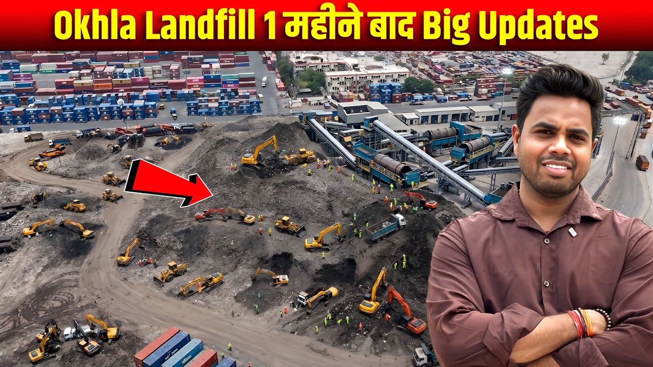 Delhi Okhla Landfill Biggest Transformation 2026 | Shocking 1 Month Progress | Latest Update