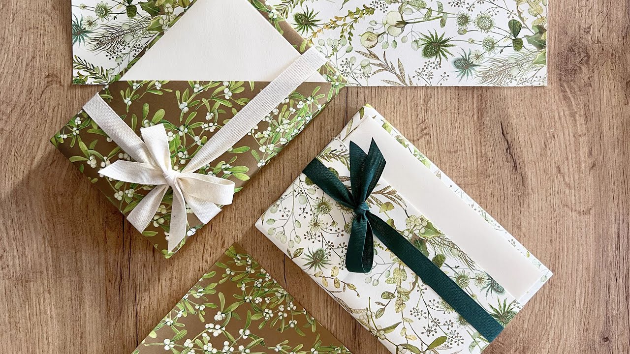 Tutorial Tassotti: pacchetto regalo con tasca integrata porta biglietto