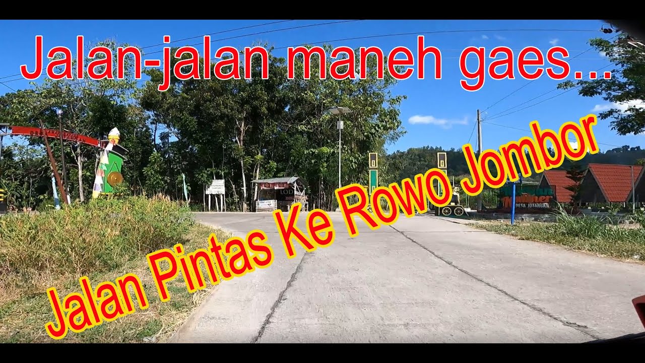 Rute ke Rowo Jombor lewat gunung pegat @KlatenDrone