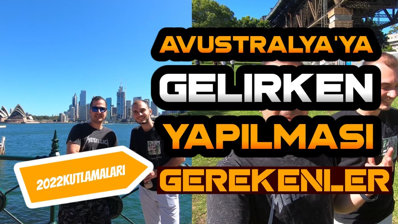Avustralya'ya gelince yapilmasi gerekenler - 2022 Yilbasi kutlamalari