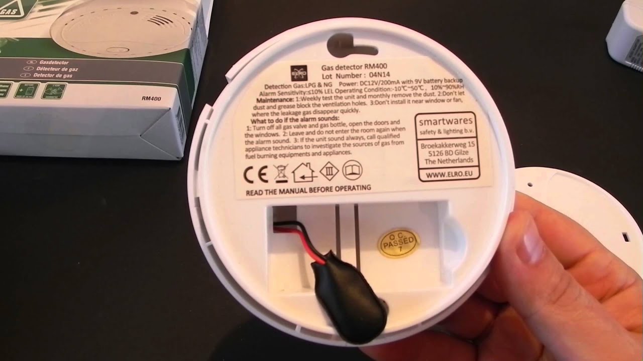 Elro RM400 Gasmelder Unboxing Review