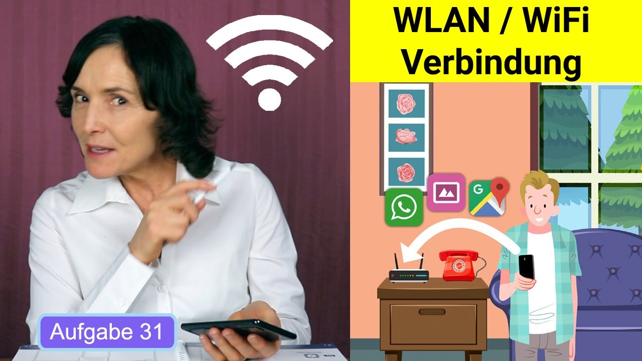 Das Samsung mit einem WLAN Netz verbinden. Smartphonekurs mit dem Samsung Teil 31.