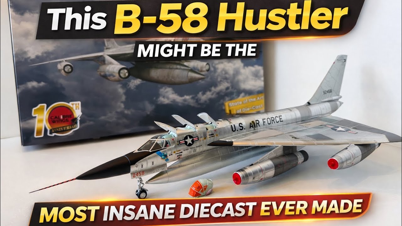 The most INSANE Diecast ever? The Calibre Wings B-58 Hustler 1:72
