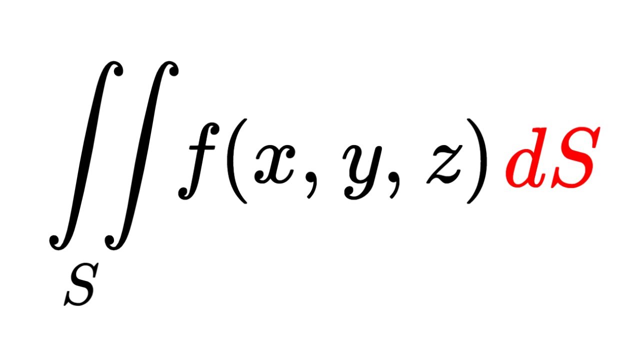 What is a Surface Integral?