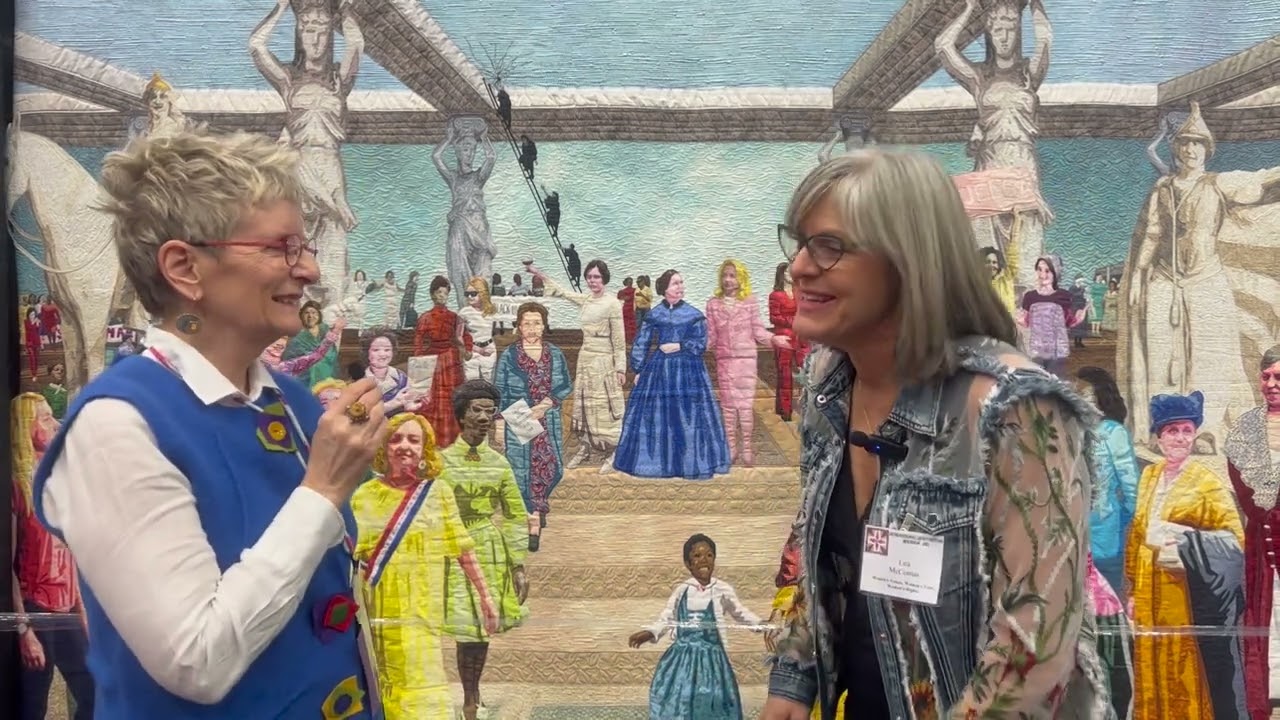 Women's Voices, Women's Votes, Women's Rights - Lea McComas Houston  Quilt Show 2023
