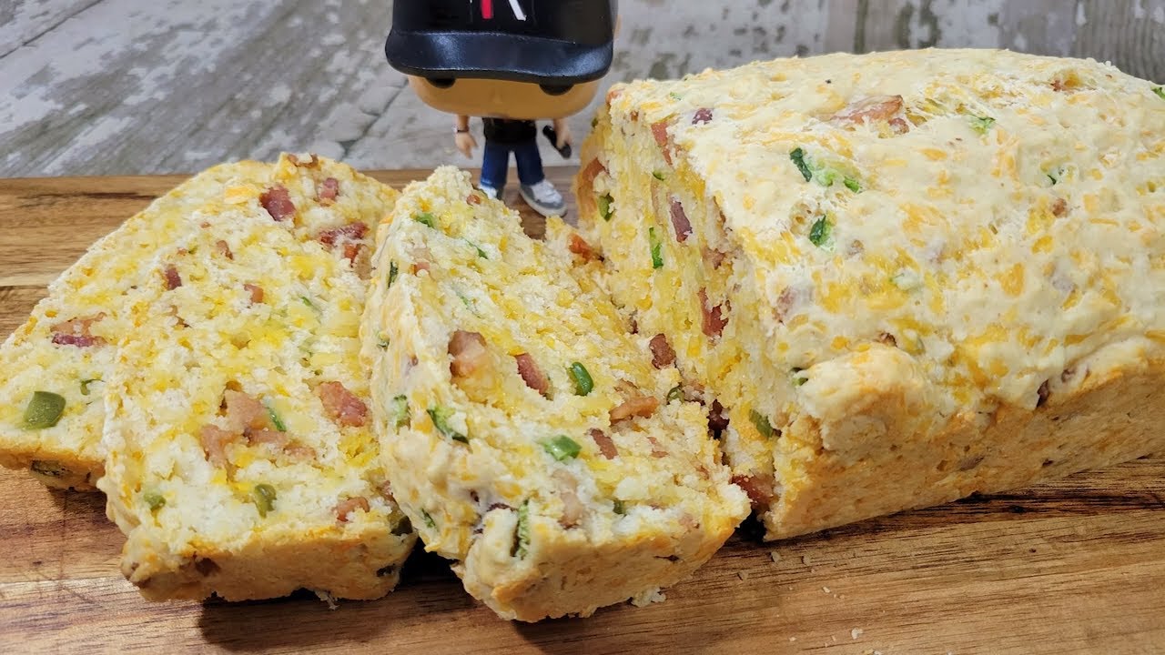 How to Make Bacon Cheddar Jalapeño Beer Bread
