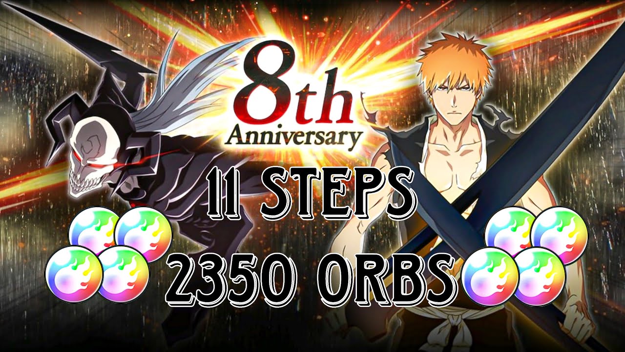 8th Anniversary Step Up Summons | Bleach Brave Souls