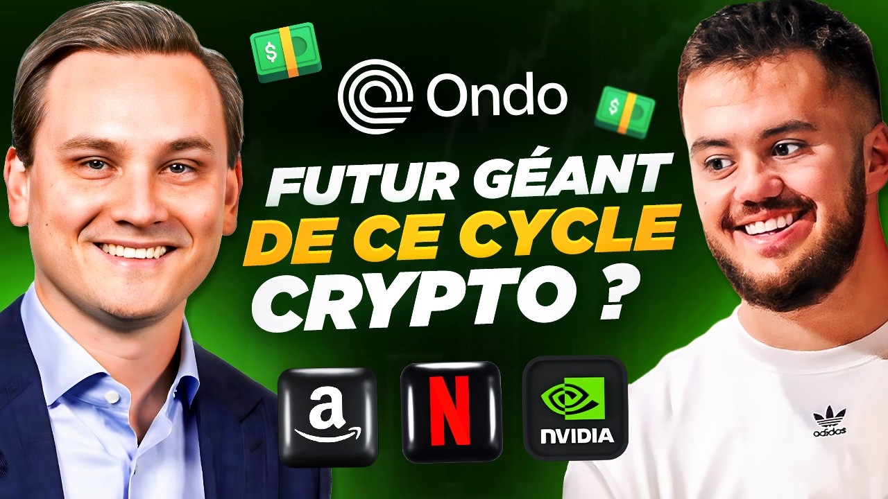 Des MILLIARDS bientôt tokenisés par ONDO et BLACKROCK? 👀 Discussion avec Ian De Bode