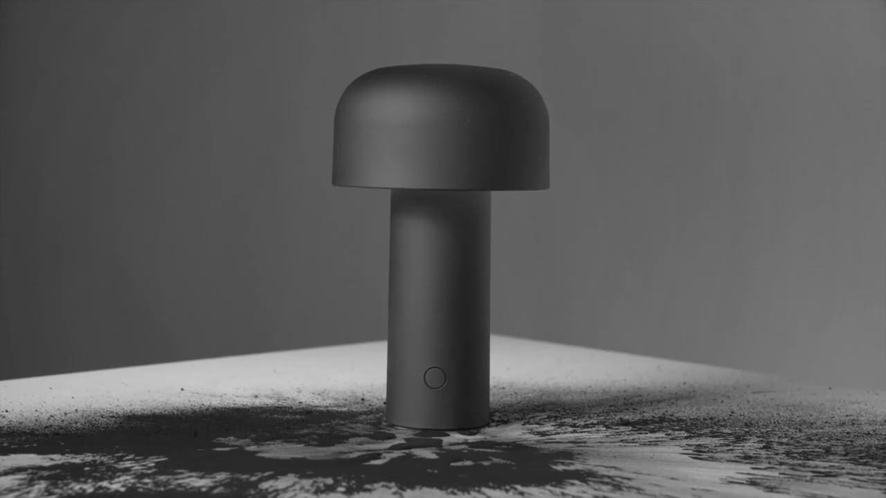 Introducing the FLOS Bellhop Table Lamp Matte Black Edition | Designed by BarberOsgerby