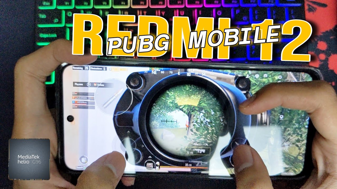 Xiaomi Redmi 12 Mediate Helio G88 Pubg Mobile Gaming Test 2023 | @ZYDREVIEW