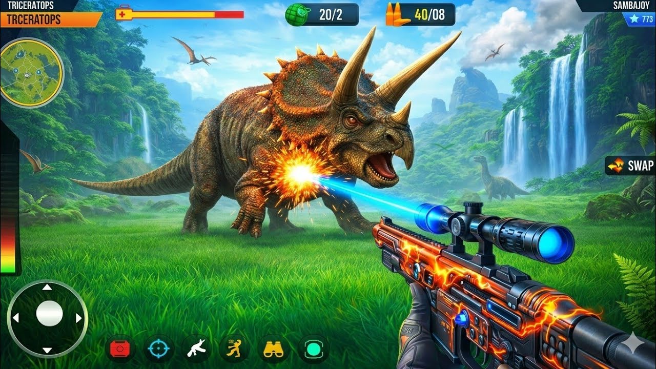 Wild Animal Hunter 3D: Epic Dinosaur Hunting Adventure 🦖🥸|New 2026 Update Gameplay #83