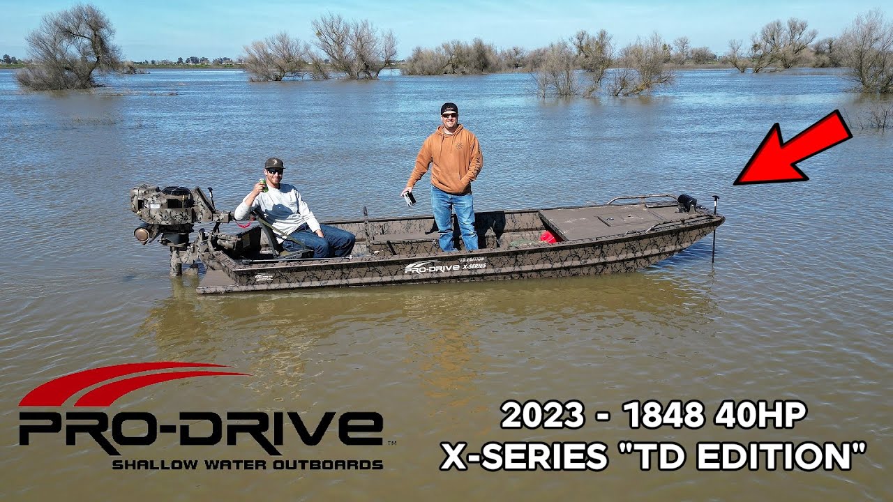 Pro Drive 1848 X Series TD Edition 2023 (наша НОВАЯ лодка Duck Boat)