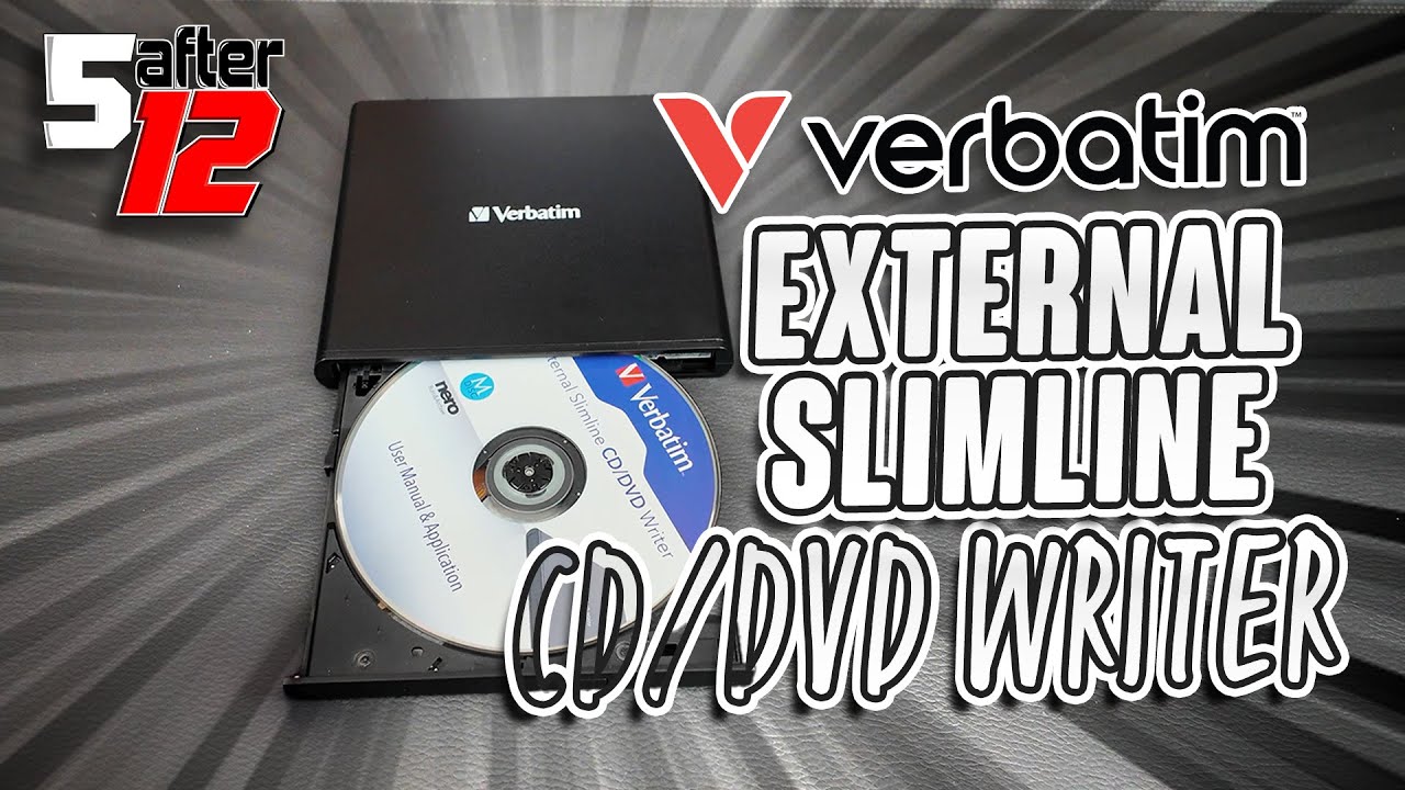 Verbatim External Slimline CD/DVD Writer