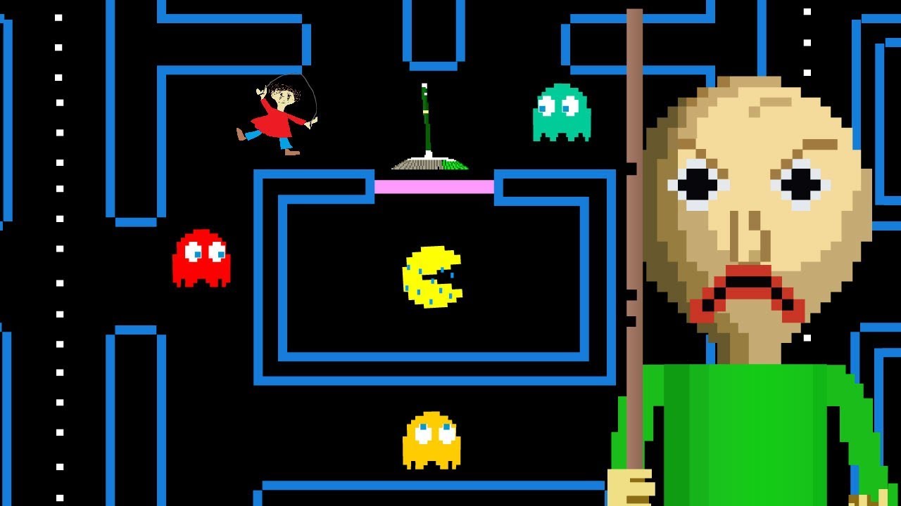 BALDI vs PACMAN (Alone)