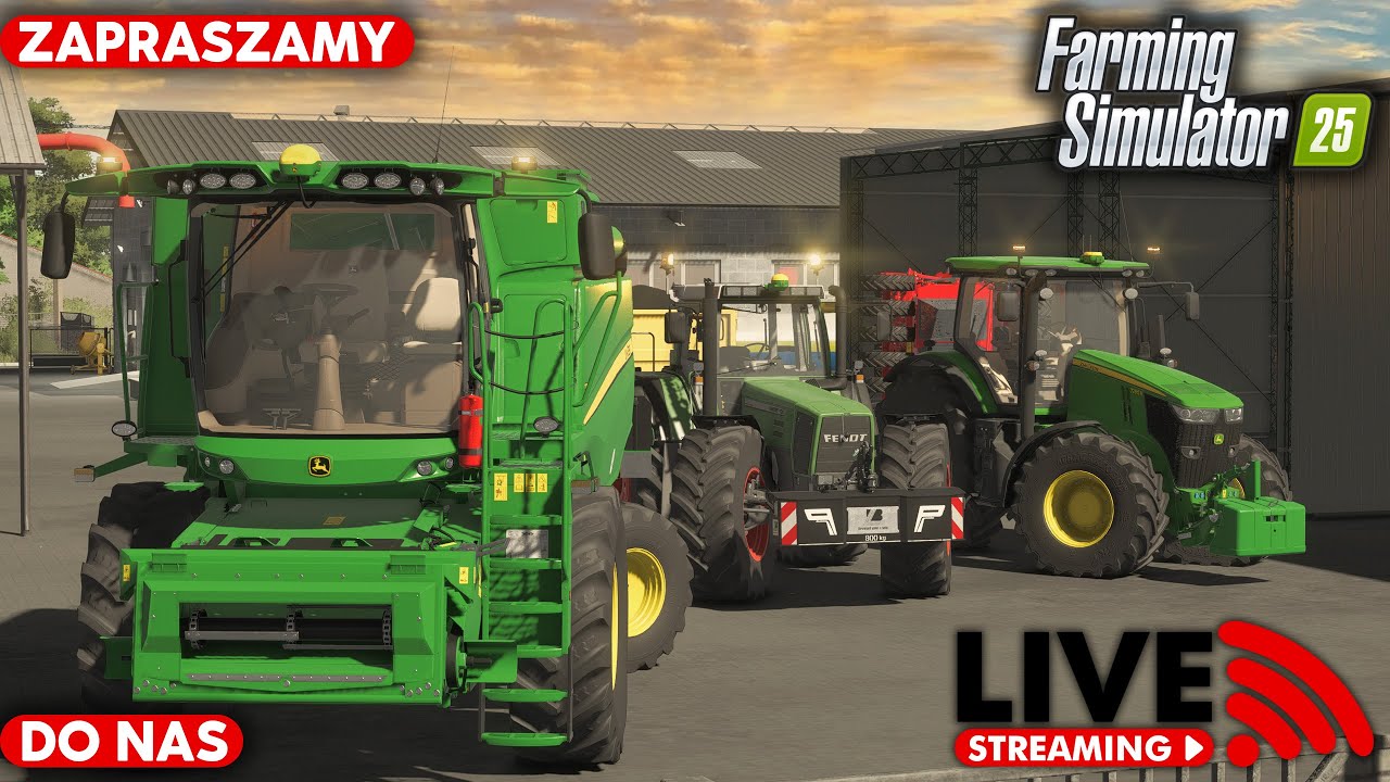 🛑LIVE ON🛑No witam🫡Do obiadu wszystko dobrze szło..😃2K subskrypcji można?🤔FS 25 Szpakowo PC🚨1zł=2min🚨