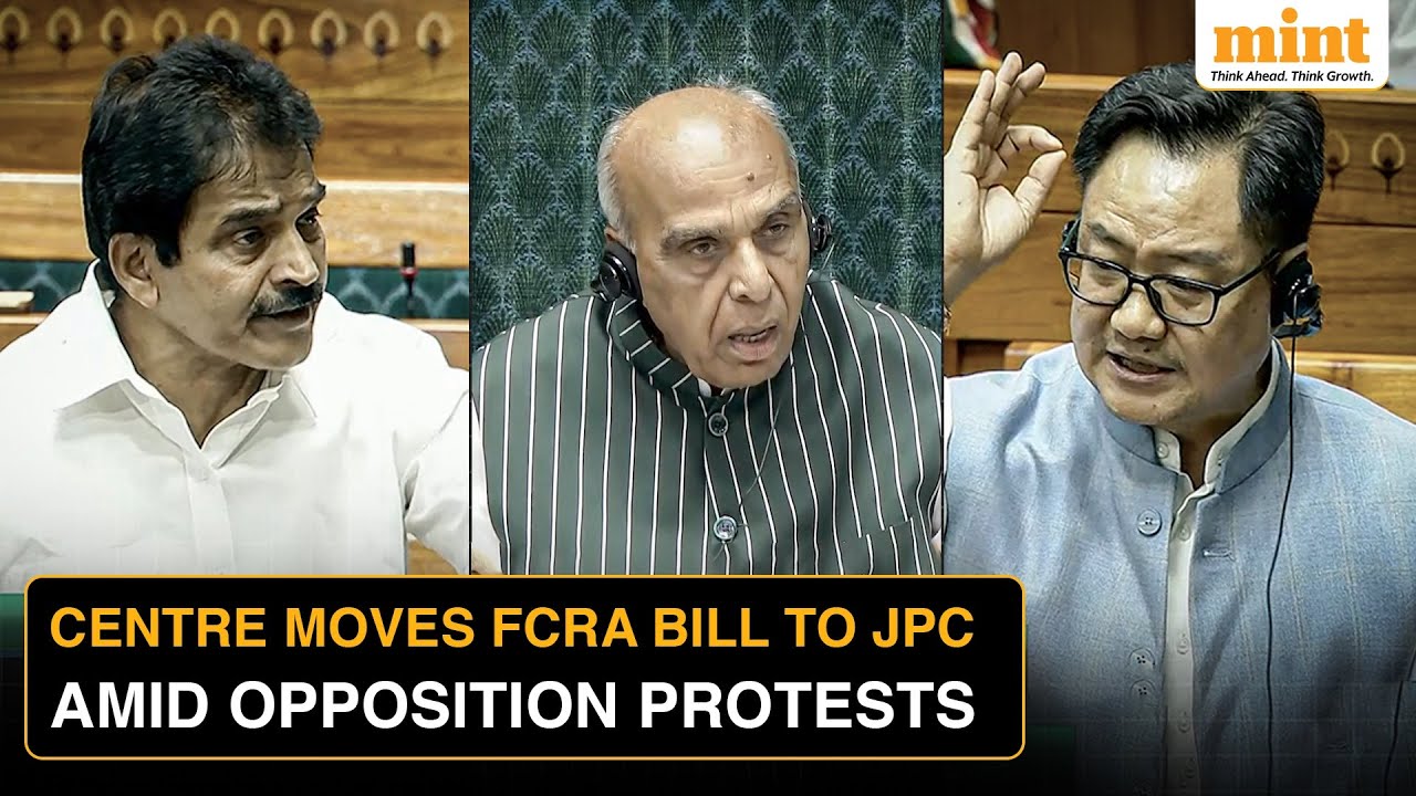 FCRA Bill Row Explained: Why The Centre Sent Contentious Bill To A Joint Parliamentary Committee