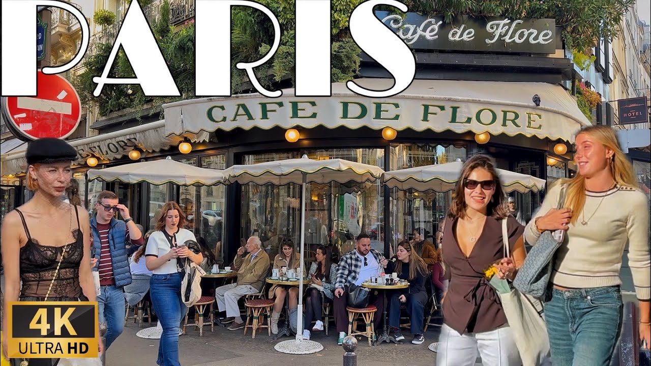 [🇫🇷Paris France 4K 120FPS Walking Tour] Paris Autumn Walk  08/OCTOBER/2025
