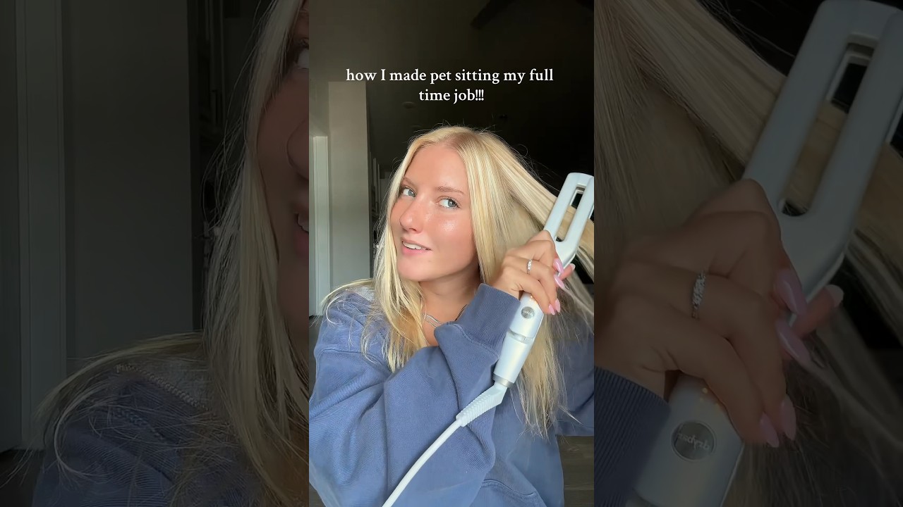 how I made pet sitting my full time job!! 🦮🤍 #petsitter #storytime #grwm #shorts