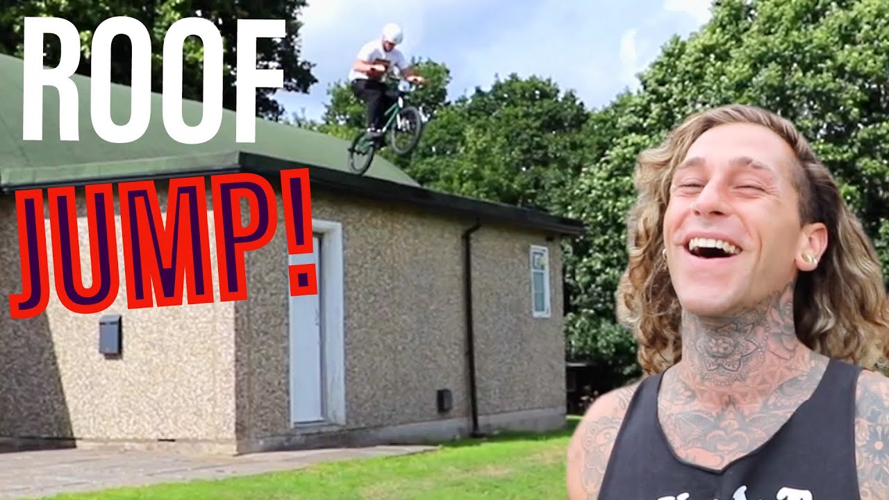 RIDING OFF A ROOF