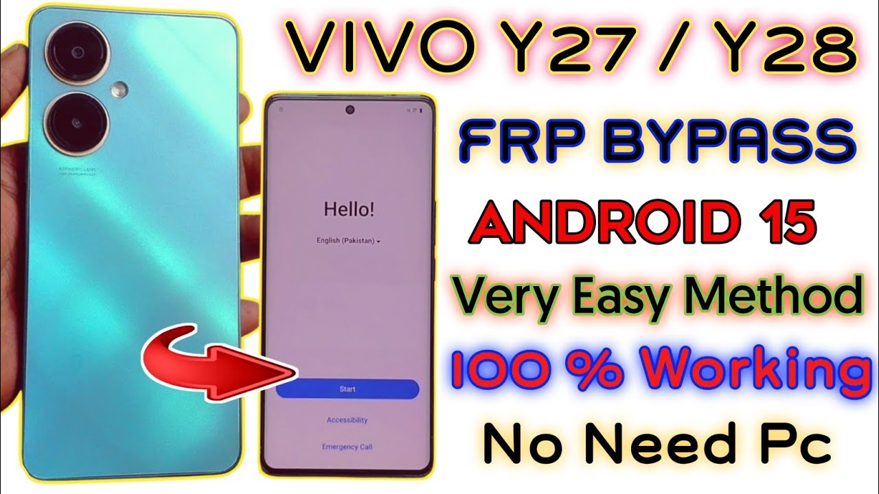 VIVO Y27 Frp Bypass Android 15 Without Pc | VIVO Y27 Google Frp Unlock 2026 | Very Easy Method 