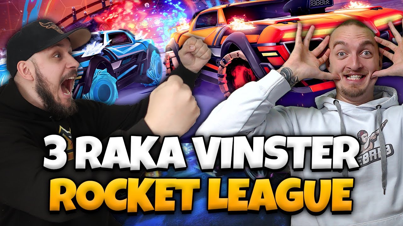 3 RAKA VINSTER I ROCKET LEAGUE - BÄSTA DUON?