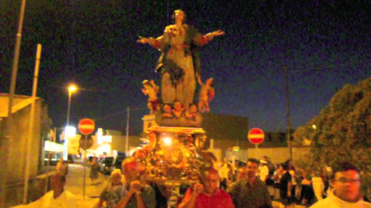Accoglienza Statua Madonna Assunta a Casalabate - Festa Patronale Trepuzzi 2012