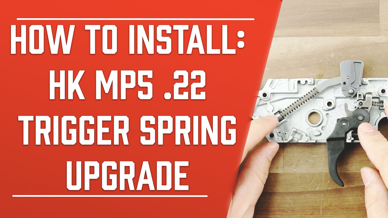 HK MP5 .22 .22 Match Trigger Upgrade Spring Kit Installation | HK Parts