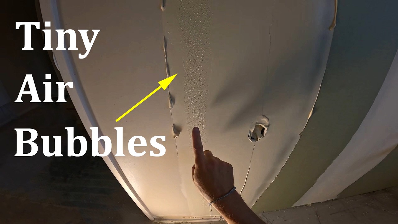 How I Finish Drywall with NO Air Bubbles in my Compound